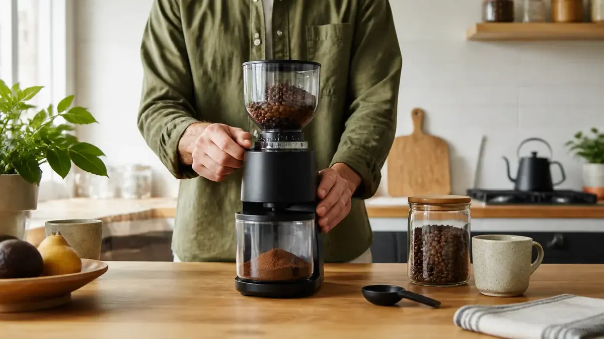 Kaffekværn: friskkværnet kaffe i eget køkken