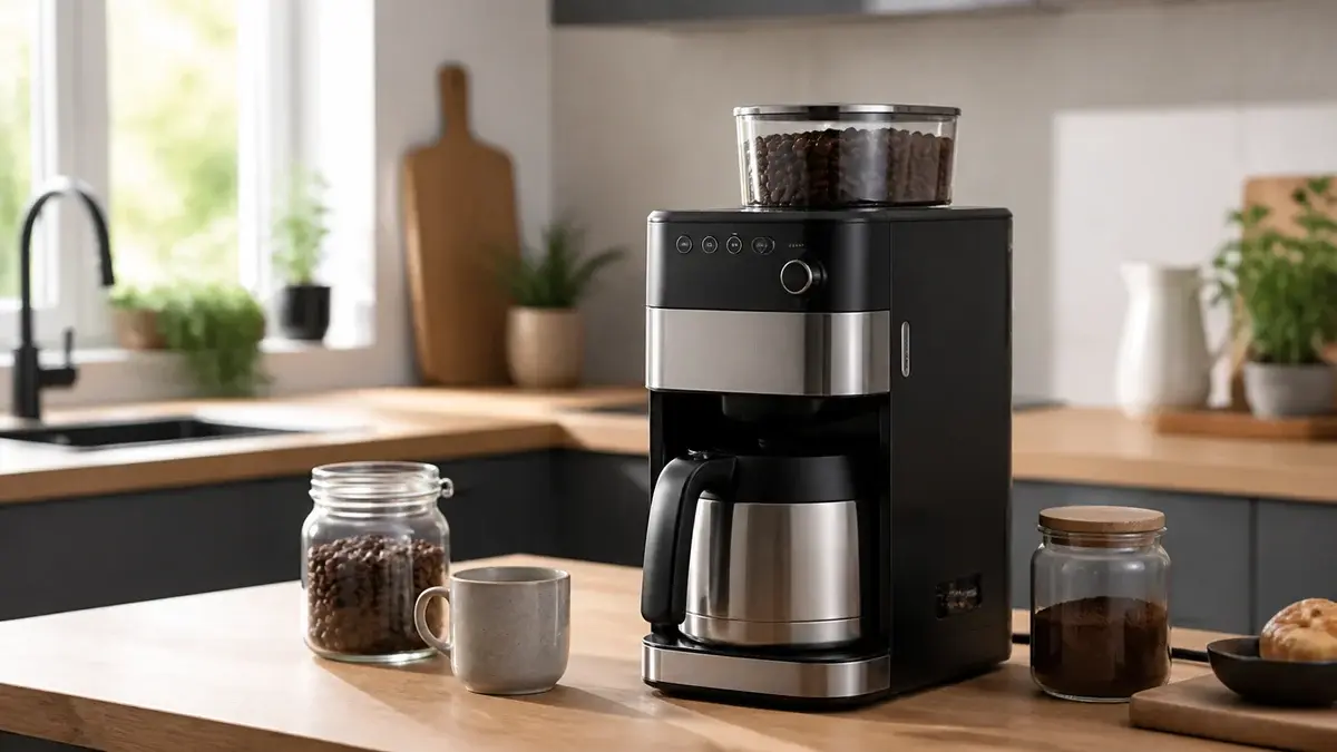 Kaffemaskine med kværn 2026 – guide og test