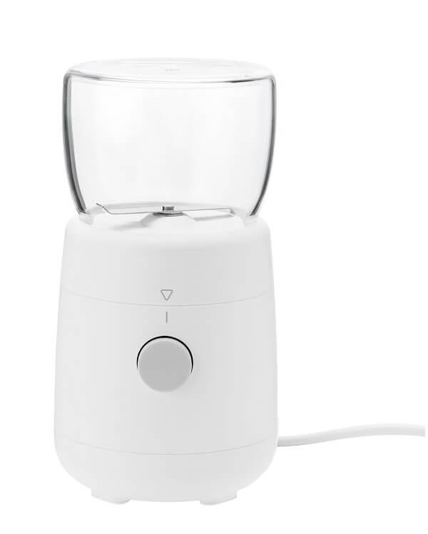 Stelton FOODIE Kaffekværn Hvid – kaffemaskine til det danske køkken